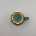 Line-Carved Ao Mug, Blue — Okinawa, shipped worldwide from Kyoto
