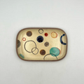 Small Rectangular Plate No.5 — Okinawa. Handmade Okinawa ware from Japan.