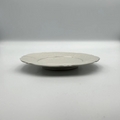 Celadon White Porcelain, Arabesque Flower-shaped Rimmed Plate