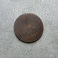 Reversible Woodgrain Plate No.4 — Kasama. Handmade Kasama ware from Japan.