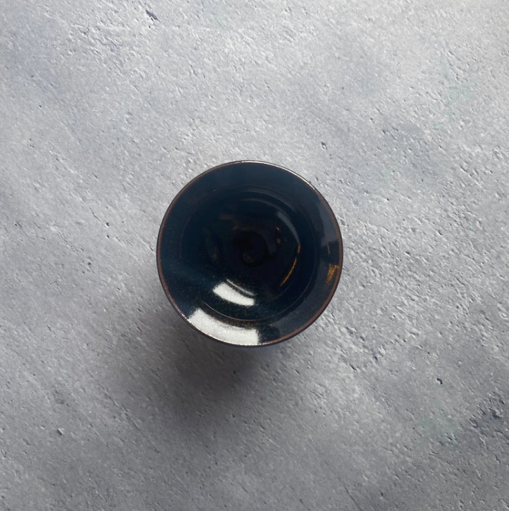 Dessert Cup, Amber Glaze