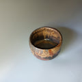 Black teacup from Bizen, handmade in Japan