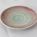 Red Enamel Rim Plate, Small