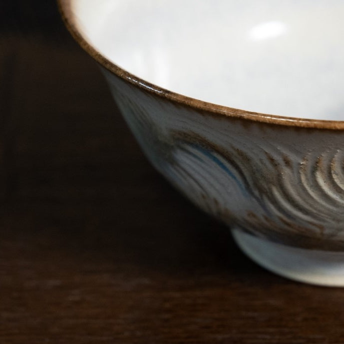 Kyoto ware bowl made by hand in Kyoto, Japan