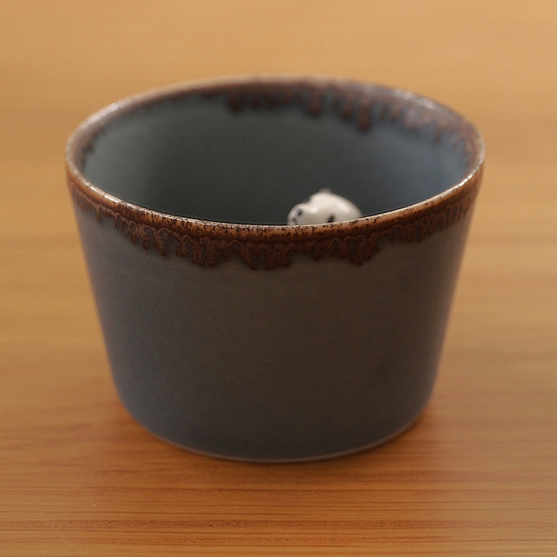 Panda Sake Cup (Gray)