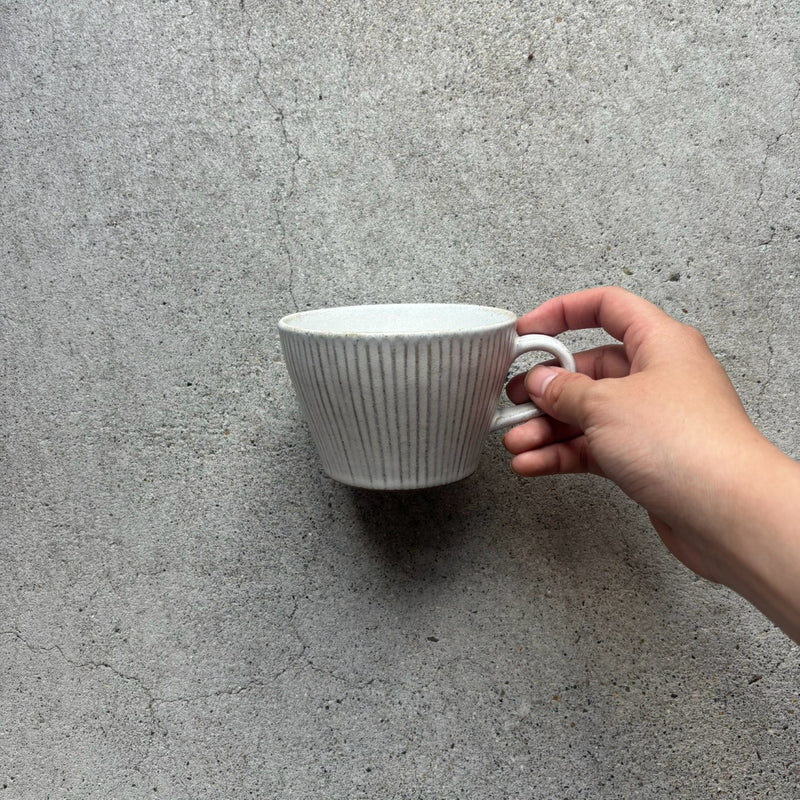 White Matte Shinogi Free Mug