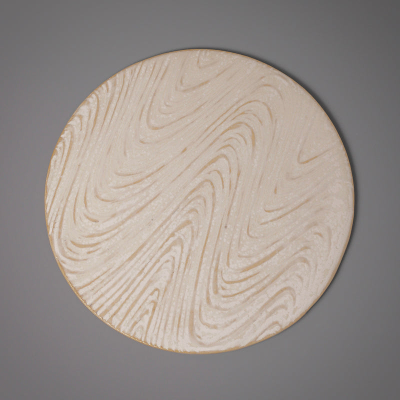 Handmade Seto ware plate, one of a kind