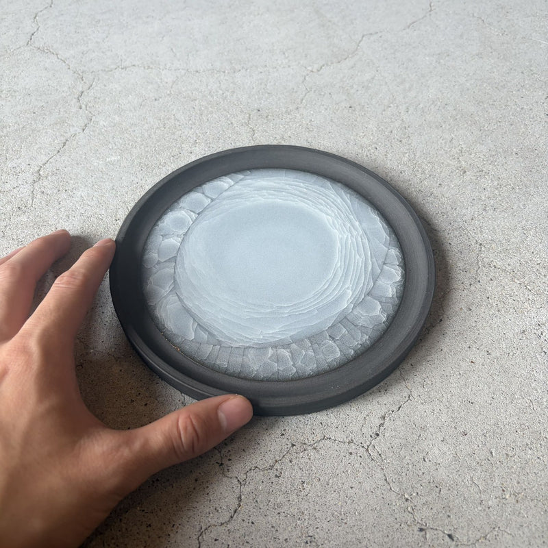 Odawara ware plate made by hand in Odawara, Japan