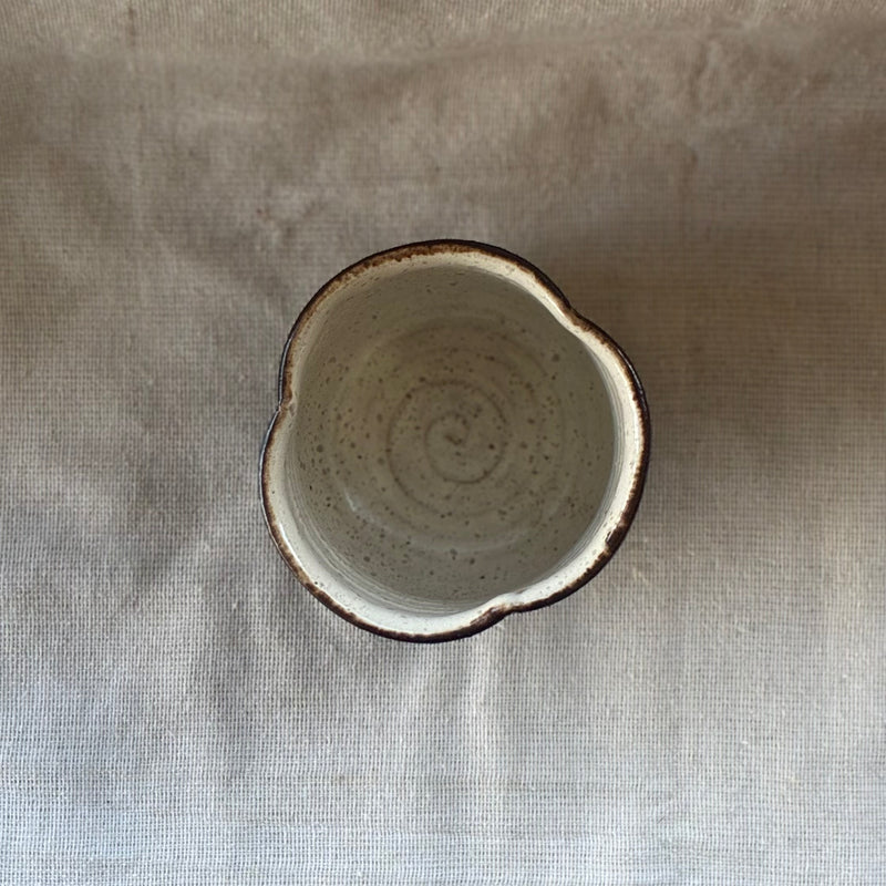 Handmade Miyazaki ware teacup, one of a kind