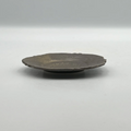 Bronze-Glazed Lobed Plate with Arabesque Design