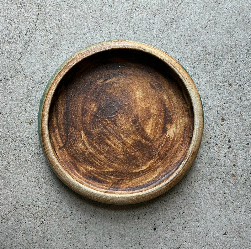 Pedestal dish, 7 sun