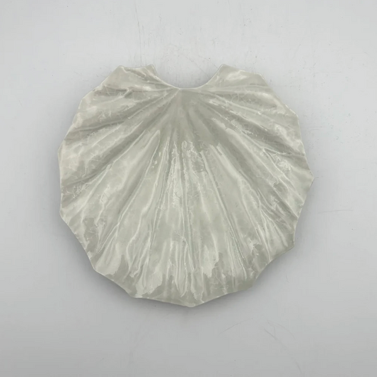Ash-blue glaze, Sekiro, 6-inch plate