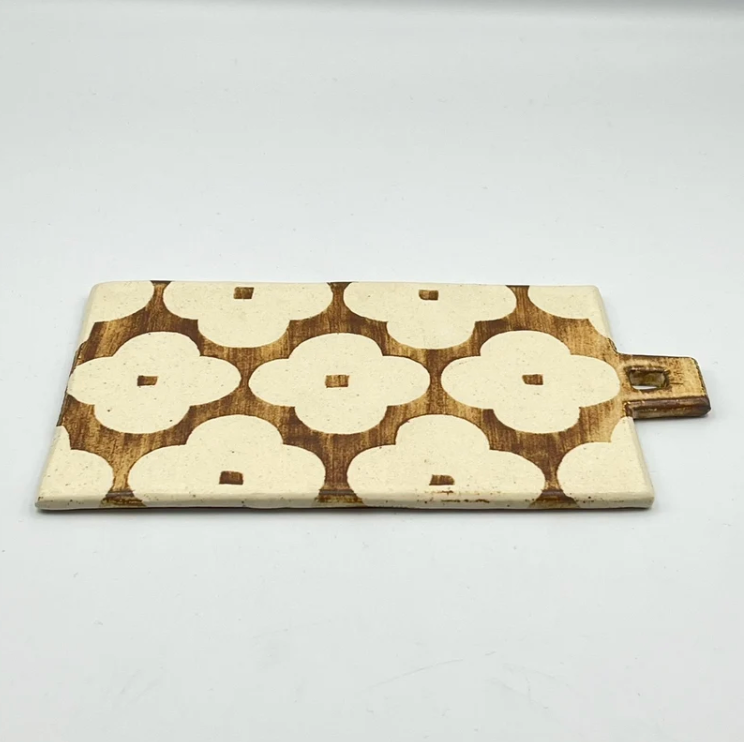 Shoko Maeda Tile Plate - Brown