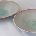 Red Enamel Rim Plate, Large