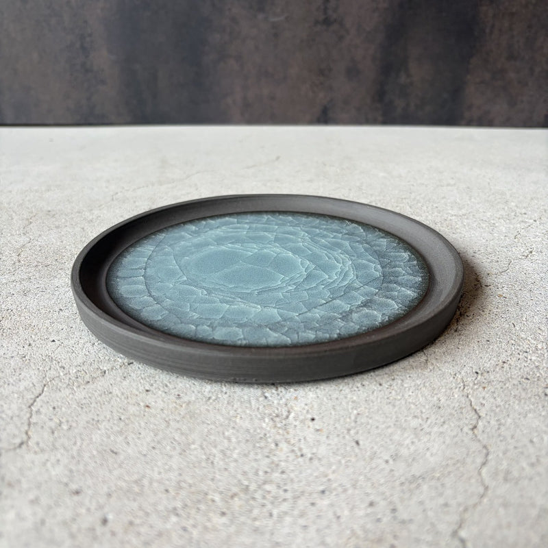Handmade Odawara ware plate, one of a kind