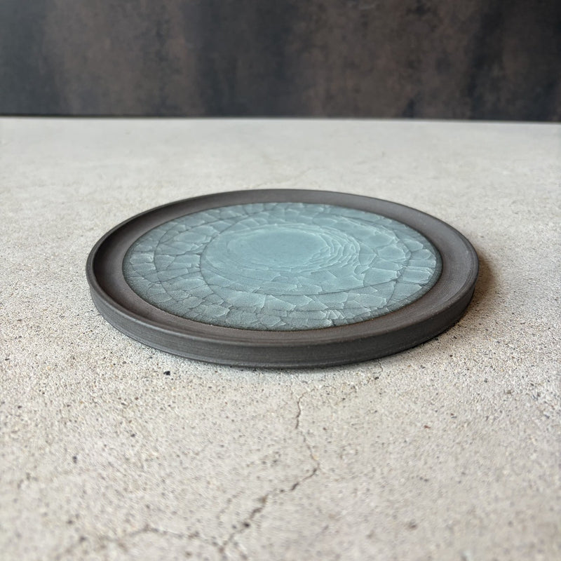 Handmade Odawara ware plate, one of a kind
