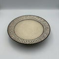 Shinogi Rim Plate, Large, White