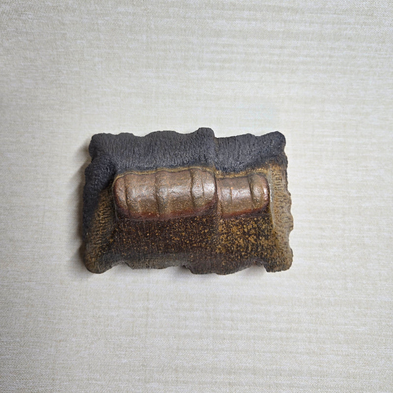 Handmade Bizen ware incense burner, one of a kind