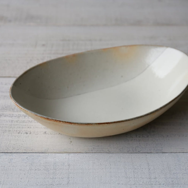 Rough Iron Wire Deep Oval Bowl - Large