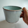 Large Mug with Pine Ash Glaze