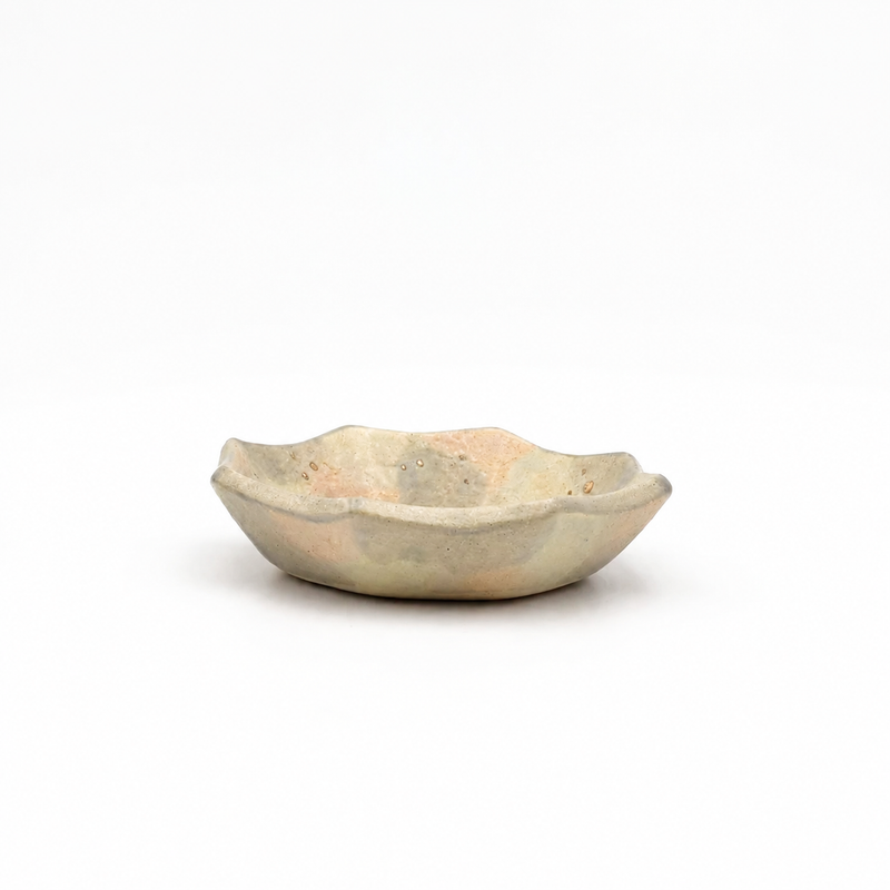 Handmade Okinawa ware bowl, one of a kind