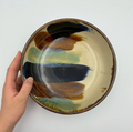 Handmade Okinawa ware bowl, one of a kind