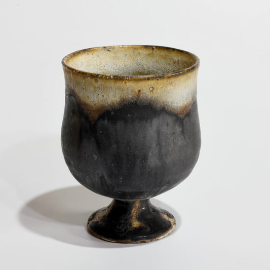 Kiji Goblet No.2. Handmade Kyoto ware from Japan.