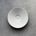 Shallow Rim Bowl, White — Okinawa. Handmade Okinawa ware from Japan.