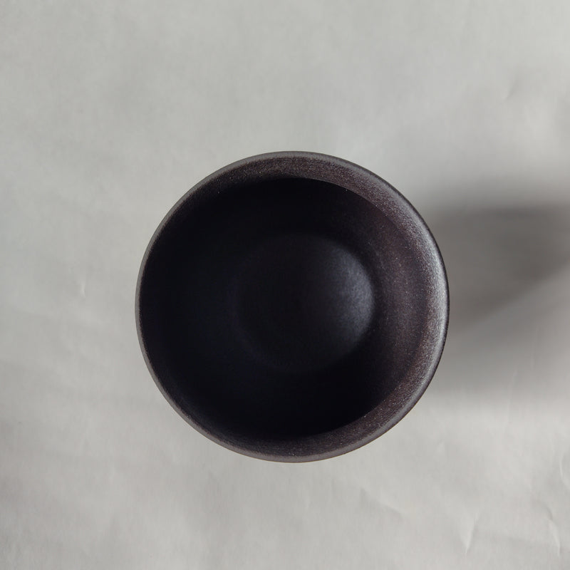 黒釉バレルカップ