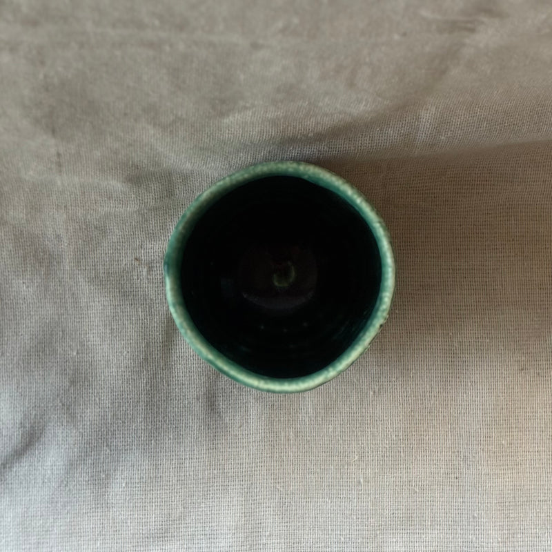 Handmade Miyazaki ware teacup, one of a kind