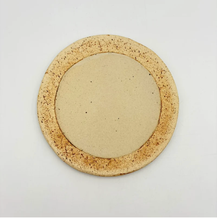 Scratch Round Plate (M) - White