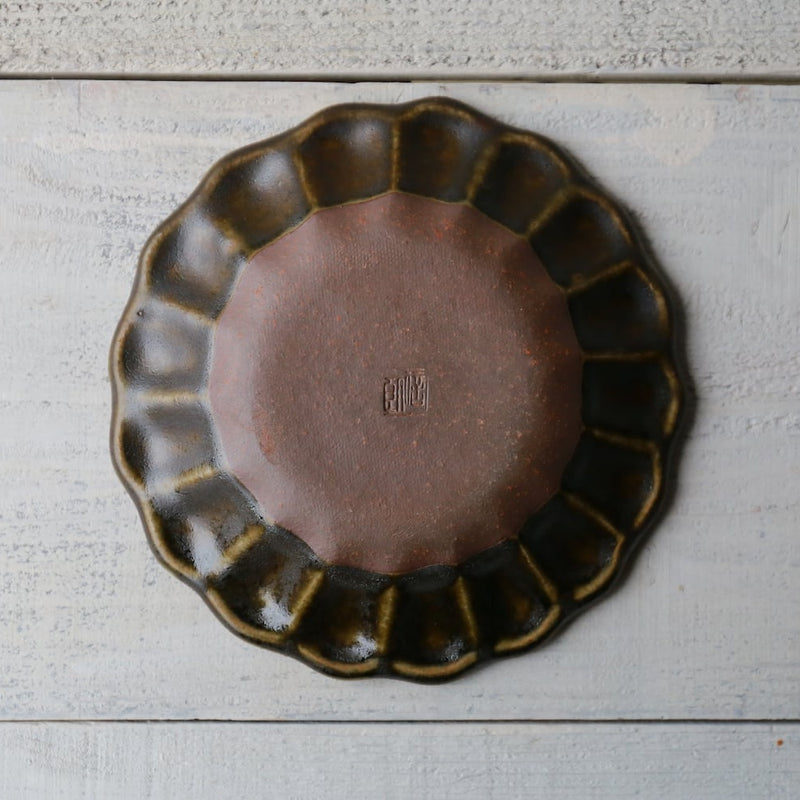 Rust Glaze Rinka Deep Plate (Small)
