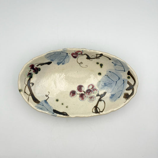 Oval Bowl (Grapes)