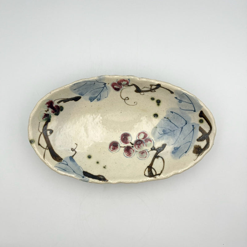 Oval Bowl (Grapes)