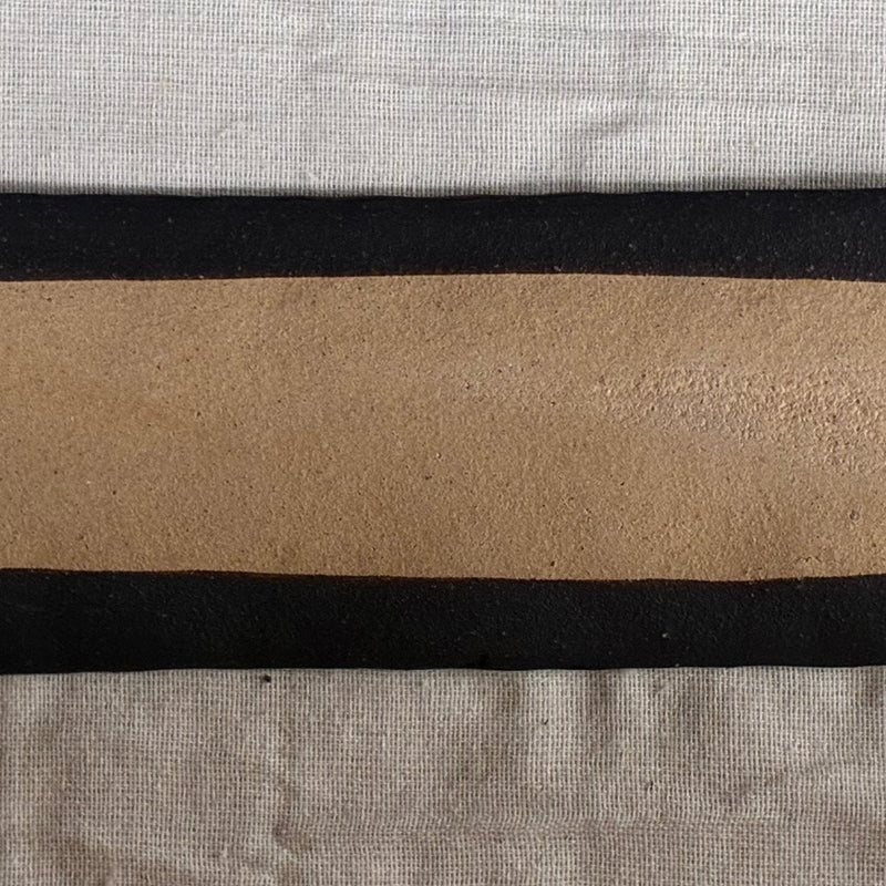 Black & White Long Plate, shipped worldwide from Kyoto