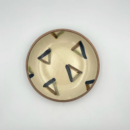 Champuru Plate, Large — Okinawa. Handmade Okinawa ware from Japan.