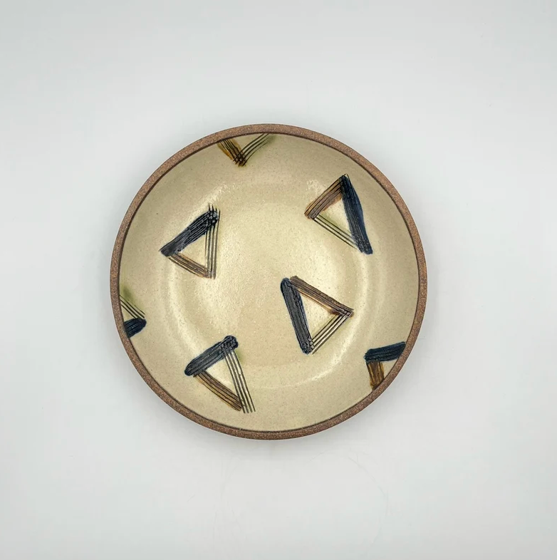 Champuru Plate, Large — Okinawa. Handmade Okinawa ware from Japan.