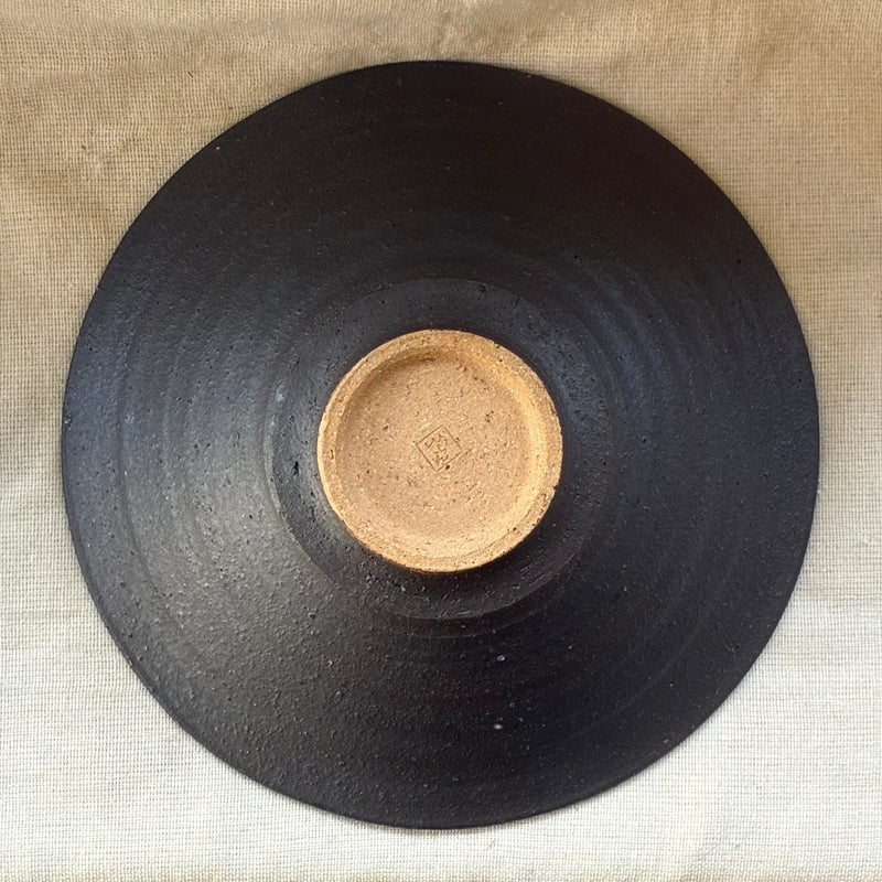 Black & White Serving Bowl, shipped worldwide from Kyoto