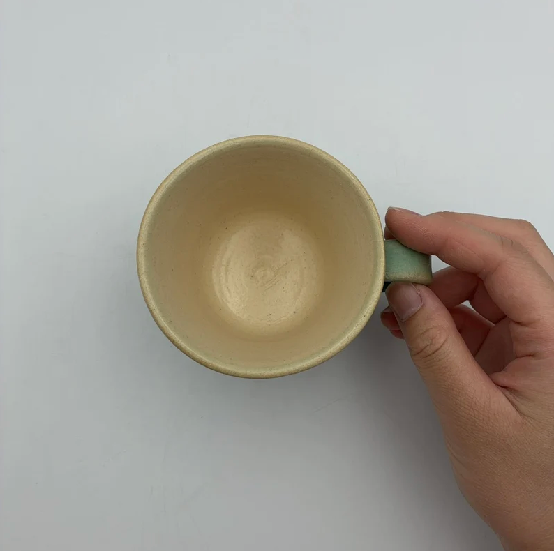 Okinawa ware mug made by hand in Okinawa, Japan