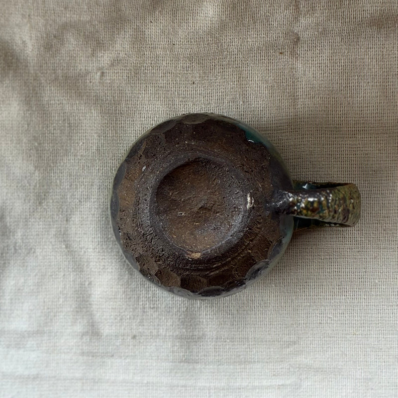Miyazaki ware mug made by hand in Miyazaki, Japan