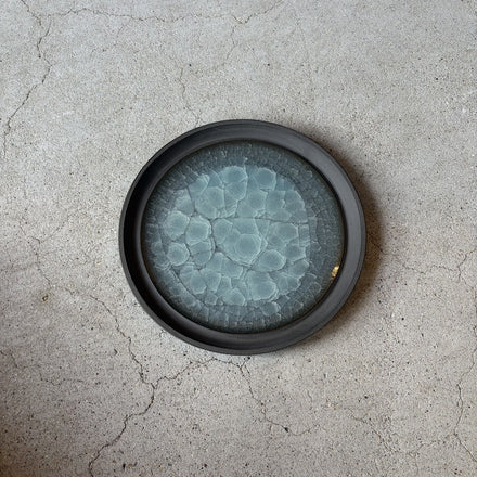 Celadon Plate No.11. Handmade Odawara ware from Japan.