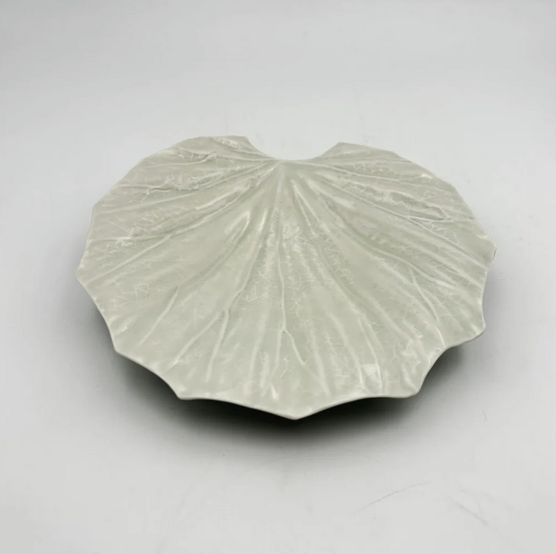Ash-blue glaze, Sekiro, 6-inch plate