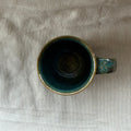 Green mug from Miyazaki, handmade in Japan