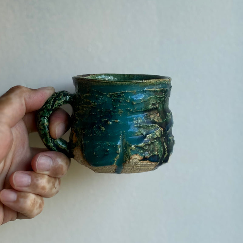 Miyazaki ware mug made by hand in Miyazaki, Japan