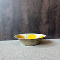 Glazed 7-Sun Flat Bowl