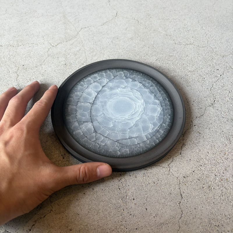 Odawara ware plate made by hand in Odawara, Japan