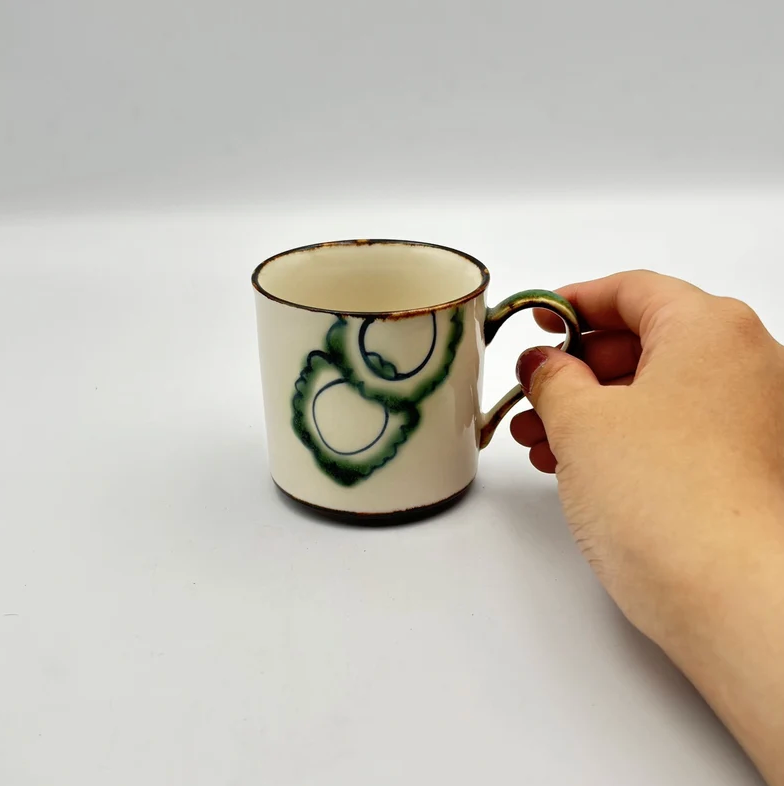 Okinawa ware mug made by hand in Okinawa, Japan
