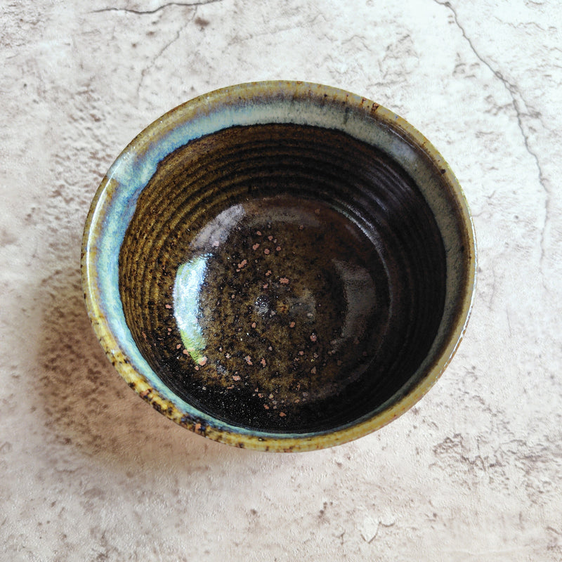 Teabowls with Oniban Glaze and Kunofu Glaze