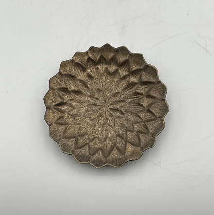 Bronze Dahlia Small Plate
