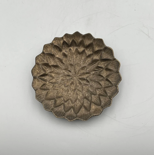Bronze Dahlia Small Plate